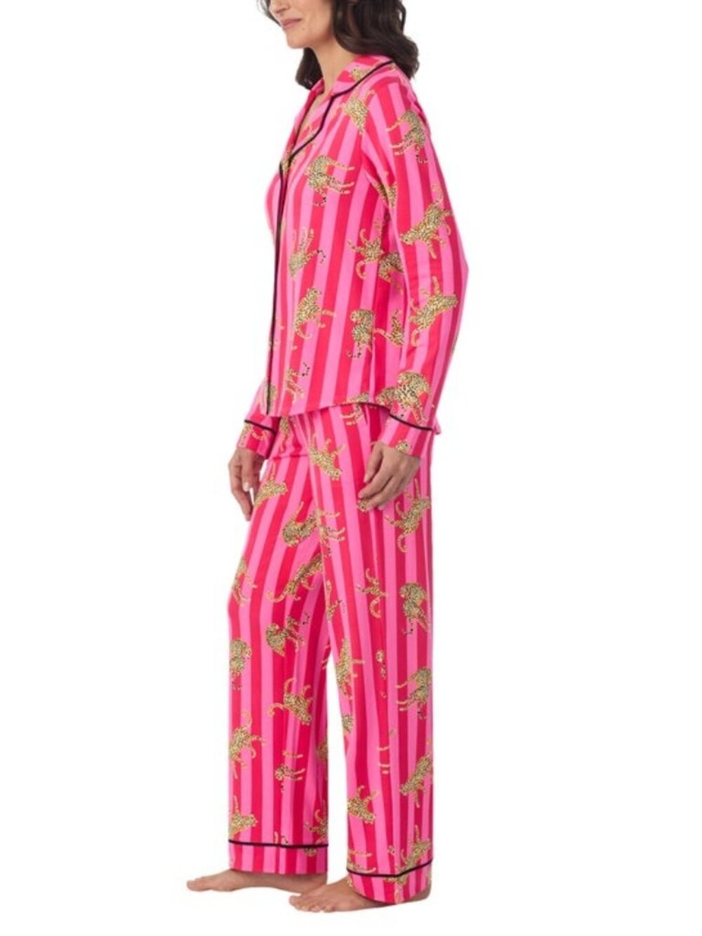 Room Service Women's Notch Collar PJ Set - Picture 3 of 6